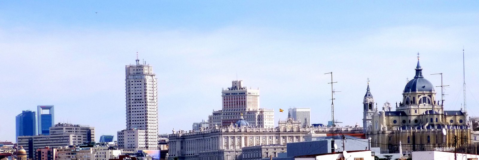 Panorámica del centro de Madrid desde el Cerro de San Isidro